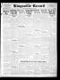 Newspaper: Kingsville Record (Kingsville, Tex.), Vol. 29, No. 25, Ed. 1 Wednesda…