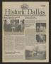Primary view of Historic Dallas, Volume 13 Number 2, April-May 1989