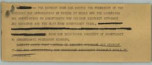 Primary view of object titled '[News Script: American Bar Association]'.