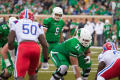 Photograph: [Mean Green Offense readies for play]