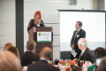 Photograph: [Deborah Nowinski Addressing Guests at Barbara Jordan Awards]