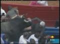 Video: [News Clip: Bull into crowd]