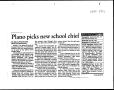 Clipping: Plano picks new school chief