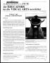 Journal/Magazine/Newsletter: North Texas Institute for Educators on the Visual Arts newsletter, Su…