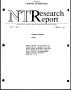 Journal/Magazine/Newsletter: [NT Research Report, March 1992]