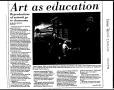 Primary view of Art as education: Reproductions of artwork go to classrooms