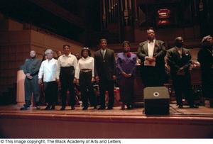 Primary view of object titled '[Black Music and the Civil Rights Movement Concert Photograph UNTA_AR0797-145-13-70]'.
