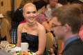 Photograph: [Molly Chambers at conference's formal dinner]