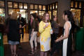 Primary view of [Krys Boyd talking to Sheryl WuDunn before the Literary Lights Dinner]