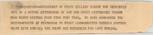 Primary view of object titled '[News Script: Rogers]'.