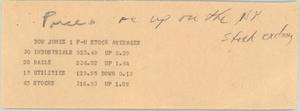 Primary view of object titled '[News Script: Prices]'.