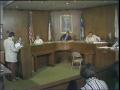 Primary view of [News Clip: County commissioner's]