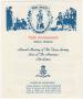 Pamphlet: Annual Meeting of the Texas Society, Sons of the American Revolution,…