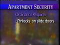 Video: [News Clip: Apartment security]