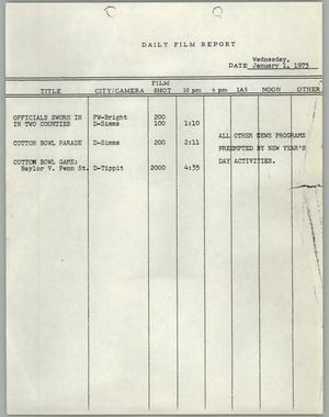 Primary view of object titled '[News Story Log: January 1 to July 14, 1975]'.