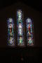 Primary view of [Trio of stained glass windows]