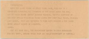 Primary view of object titled '[News Script: Underwater]'.