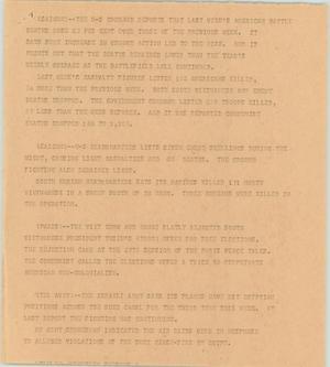 Primary view of object titled '[News Script: War news bulletins]'.