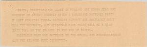 Primary view of object titled '[News Script: Deadly hurricane wreaks havoc]'.