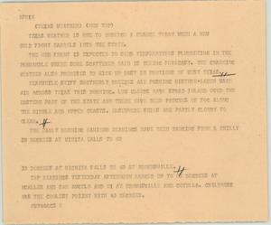 Primary view of object titled '[News Script: Texas weather]'.