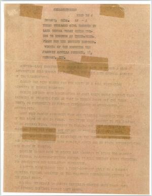 Primary view of object titled '[News Script: Update]'.