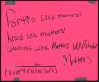 Poster: [Pink "Portia Life Matters" poster]