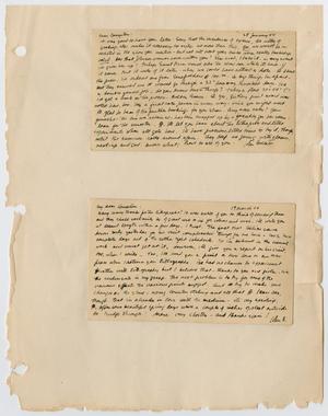 Primary view of object titled '[Letters from John Ballator]'.