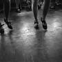 Photograph: [Four dancing feet]