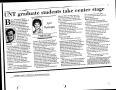 Primary view of [UNT graduate students take center stage, April 9, 1995]