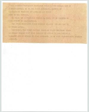Primary view of object titled '[News Script: Lackland AFB]'.