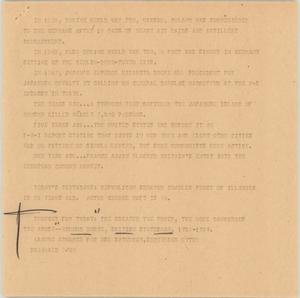 Primary view of object titled '[News Script: On This Day]'.