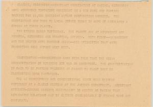 Primary view of object titled '[News Script: Racine / Washington]'.