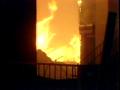Primary view of [News Clip: Apartment fire folo]