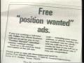 Video: [News Clip: Jobs ads]
