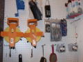 Thumbnail image of item number 1 in: '[Lab materials on pegboard]'.