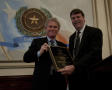 Primary view of [Dale Robertson receiving award]