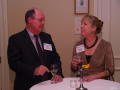 Thumbnail image of item number 1 in: '[Cliff Clements and Neice Bell at TDNA dinner]'.