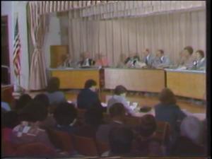 Primary view of [News Clip: Fort Worth School Board]