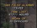 Primary view of [News Clip: False alarms]
