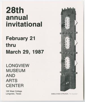 Primary view of object titled '28th annual invitational'.