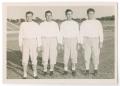 Thumbnail image of item number 1 in: '[Group portrait of North Texas football coaches]'.
