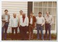 Thumbnail image of item number 1 in: '[Group photo of 7 former NTSU coaches]'.
