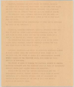 Primary view of object titled '[News Script: Radford, Richmond, and Salinas]'.