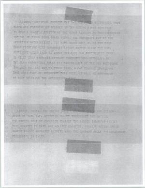 Primary view of object titled '[News Script: Possible Vietnam assault planned]'.