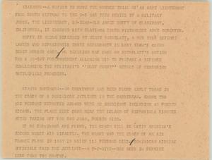 Primary view of object titled '[News Script: Vietnam murder trial and plane crash]'.