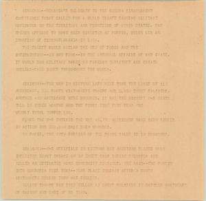Primary view of object titled '[News Script: New treaty]'.