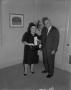 Photograph: [Roy Bacus with sweepstakes winner]