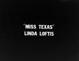 Photograph: ["Miss Texas" Linda Loftis slide]
