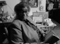 Photograph: [Portrait of Osceola Mays in her living room]