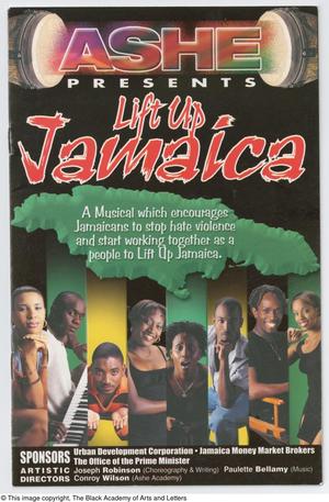 Primary view of object titled '[ASHE presents Lift Up Jamaica]'.